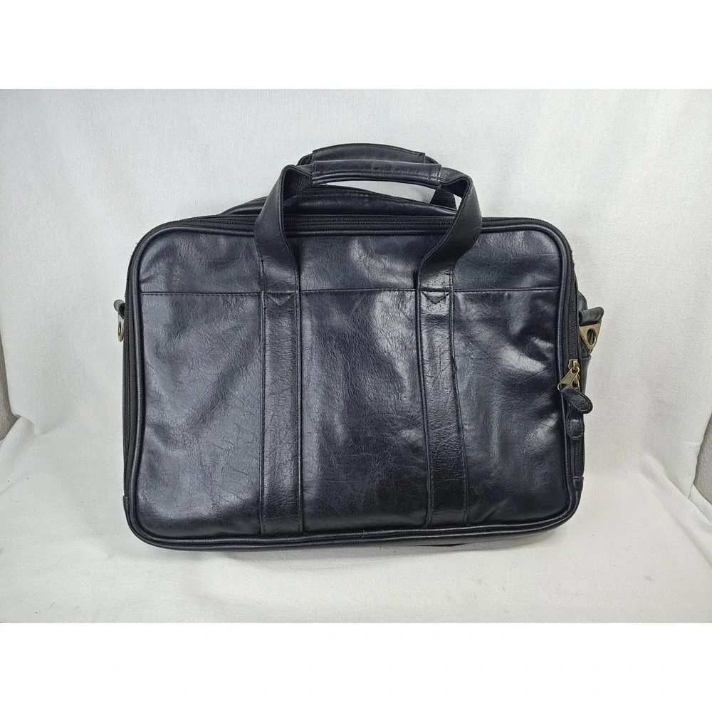 UNLV Mercury Luggage Black Briefcase Embroidered Logo Multi Pocket Portfolio Bag